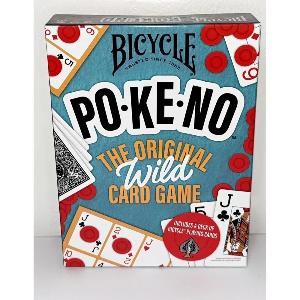 Bicycle Pokeno The Original Wild Card Game - 12 Boards, 200 Chips, Deck of Cards
